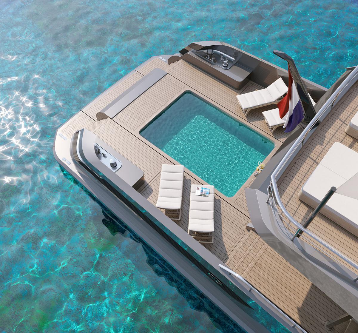 lady fleur yacht pool